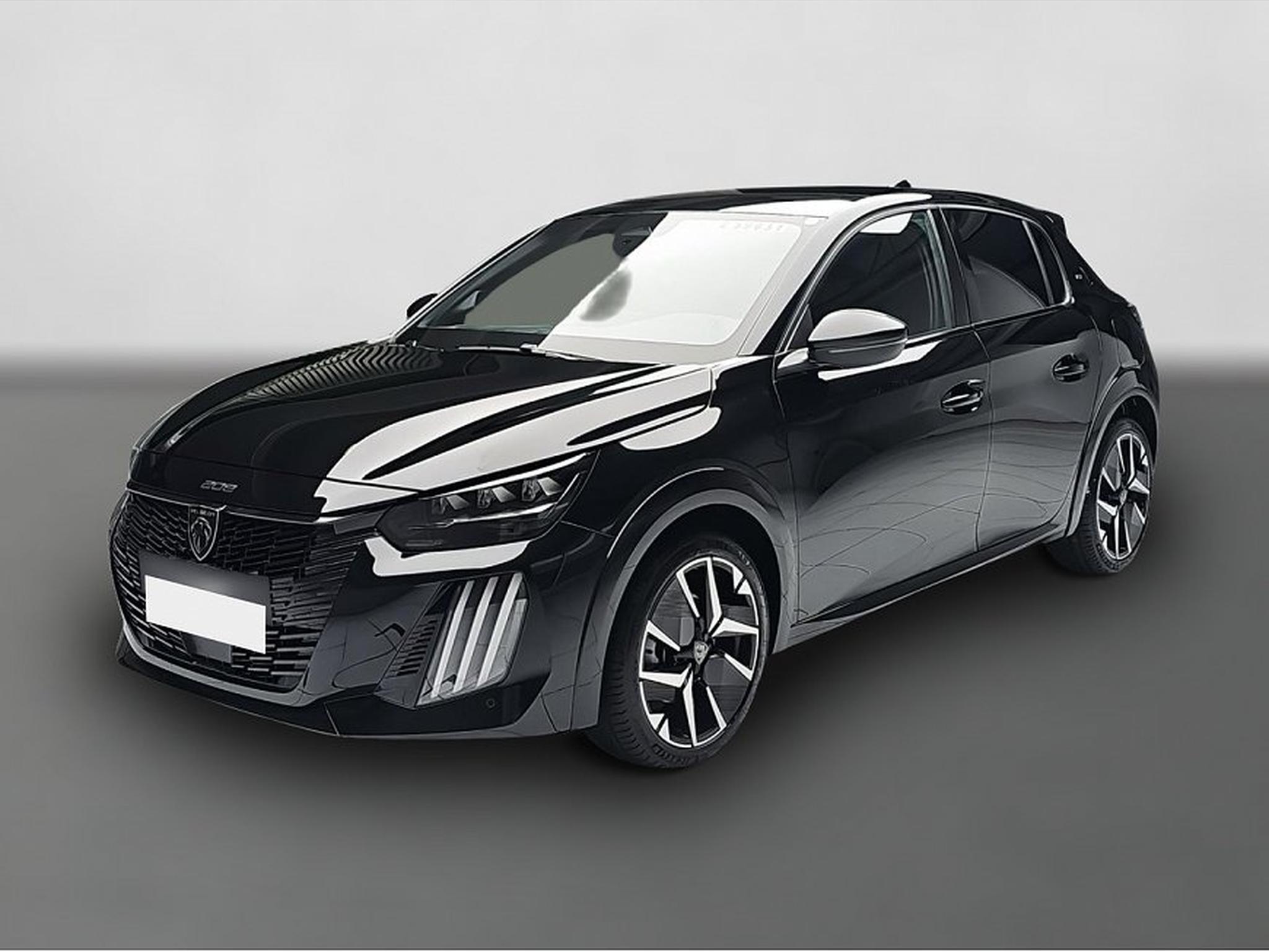 Peugeot 208 2026 noire — location au Maroc